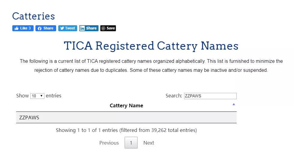 如何查询CFA和TICA注册的正规猫舍